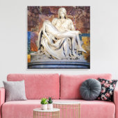 Pieta van Michelangelo Canvas Afdruk (Insitu (Woonkamer))