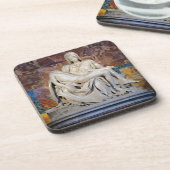 Pieta van Michelangelo Drankjes Onderzetter (Linkerzijde)