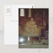 Pieta van Michelangelo in St Peter's Briefkaart (Voorkant / Achterkant)