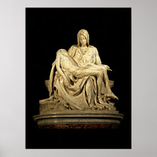 Pieta van Michelangelo Poster