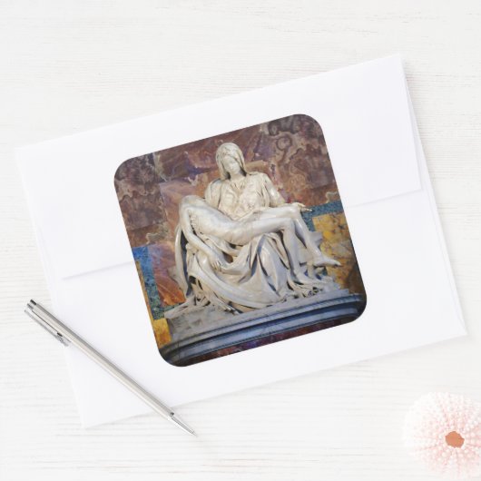 Pieta van Michelangelo Sticker (Envelop)