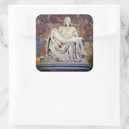 Pieta van Michelangelo Sticker (Tas)