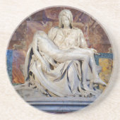 Pieta van Michelangelo Zandsteen Onderzetter (Voorkant)