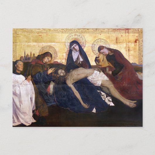 Pietà van Villeneuve-lès-Avignon Briefkaart (Voorkant)