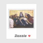 Pietà van Villeneuve-lès-Avignon Square Sticker (Vel)