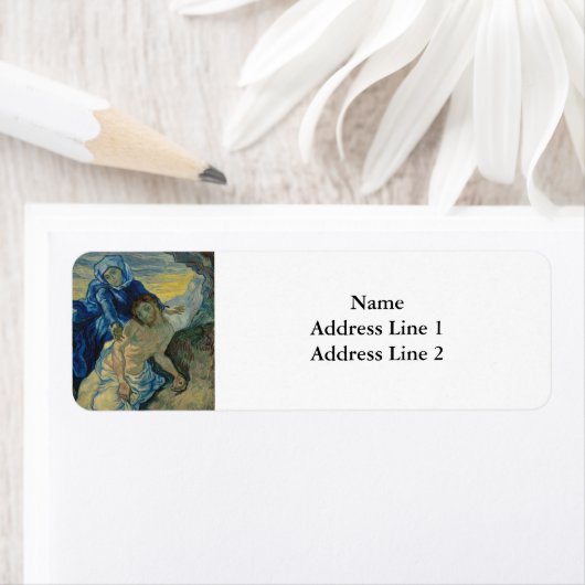 Pieta van Vincent Van Gogh Etiket (Insitu)