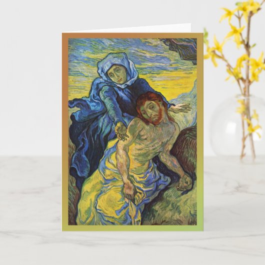 Pietà, Vincent van Gogh Kaart (Gele Bloem)