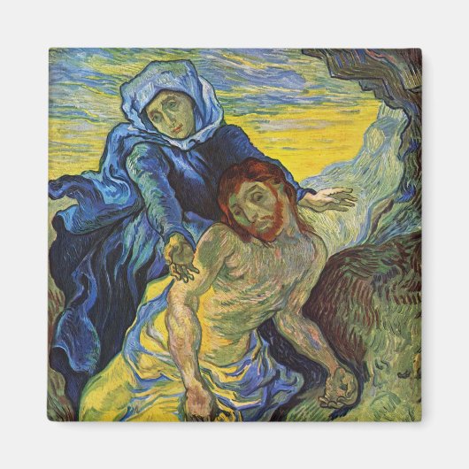 Pieta, Vincent van Gogh Magneet (Voorkant)