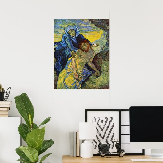 Pieta, Vincent van Gogh Poster (Thuiskantoor)