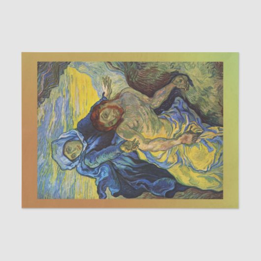 Pieta, Vincent van Gogh Tissuepapier (Voorkant)