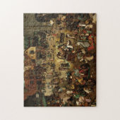 PIETER BRUEGEL - Bestrijding tussen carnaval en le Legpuzzel (Verticaal)