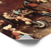 Pieter Bruegel-Child's play Poster (Hoek)