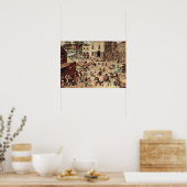Pieter Bruegel-Child's play Poster (Keuken)