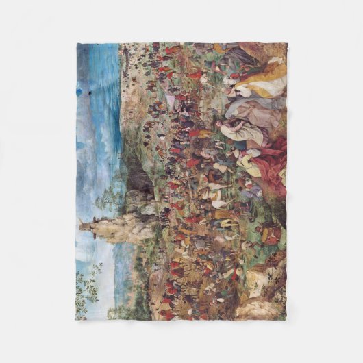 Pieter Bruegel, de Calvariëteitspopvolger Fleece Deken (Voorkant)