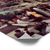 Pieter Bruegel de Elder - toren van Babel Poster (Hoek)