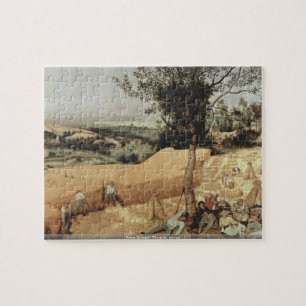 Pieter Bruegel - De graanoogst puzzel