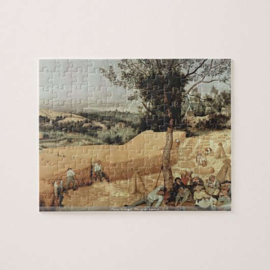 Pieter Bruegel - De graanoogst puzzel Legpuzzel (Horizontaal)