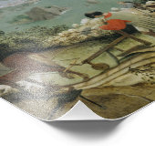 Pieter Bruegel de Herfst van Icarus van het Ouderl Foto Afdruk (Hoek)