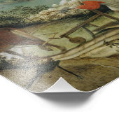 Pieter Bruegel de Herfst van Icarus van het Ouderl Foto Afdruk (Hoek)