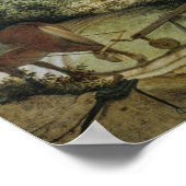 Pieter Bruegel de Herfst van Icarus van het Ouderl Poster (Hoek)