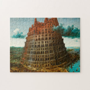 PIETER BRUEGEL - De kleine toren van Babel 1563 Legpuzzel