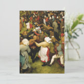 Pieter Bruegel de Oude - De bruiloftsdans Kaart (Staand voorkant)