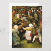 Pieter Bruegel de Oude - De bruiloftsdans Kaart (Voorkant / Achterkant)