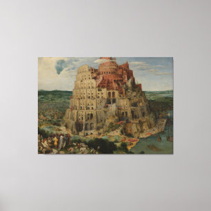 Pieter Bruegel de Oude Toren van Babel Canvas Afdruk