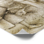 Pieter Bruegel de Ouder - de bijenhouders Poster (Hoek)