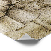 Pieter Bruegel de Ouder - de bijenhouders Poster (Hoek)