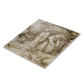 Pieter Bruegel de Ouder - de bijenhouders Tegeltje (Zijkant)