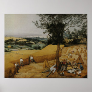 Pieter Bruegel de Ouder - De Harvesters Poster