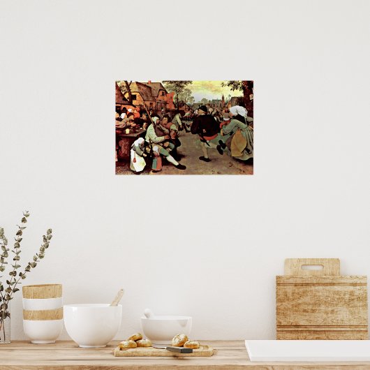 Pieter Bruegel de Ouder - de Peasant-dans Poster (Keuken)
