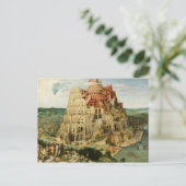 Pieter Bruegel de Ouder - de toren van Babel Briefkaart (Staand voorkant)