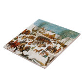 Pieter Bruegel de Ouder-Massacre van de Innocenten Tegeltje (Zijkant)