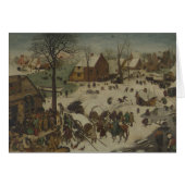 Pieter Bruegel de Ouder - Numbering in Bethlehem (Voorkant Horizontaal)