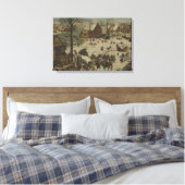 Pieter Bruegel de Ouder - Numbering in Bethlehem Canvas Afdruk (Insitu (Slaapkamer))
