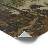 Pieter Bruegel de Ouder - Numbering in Bethlehem Poster (Hoek)