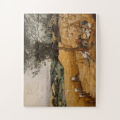 Pieter Bruegel de Ouder, The Harvesters, 1565 Legpuzzel (Verticaal)