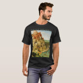 Pieter Bruegel De Oudere De Grote Toren van Babel T-shirt (Voorkant volledig)