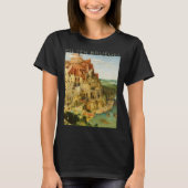Pieter Bruegel De Oudere De Grote Toren van Babel T-shirt (Voorkant)