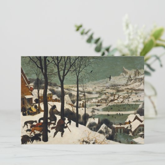 Pieter Bruegel de oudere - jagers in de sneeuw (Staand voorkant)