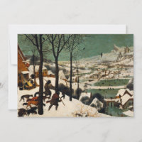 Pieter Bruegel de oudere - jagers in de sneeuw