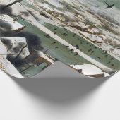 Pieter Bruegel de oudere jagers in de sneeuw Cadeaupapier (Hoek)