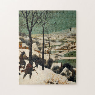Pieter Bruegel de oudere - jagers in de sneeuw Legpuzzel