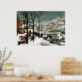 Pieter Bruegel de oudere jagers in de sneeuw Poster (Keuken)