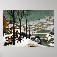 Pieter Bruegel de oudere jagers in de sneeuw