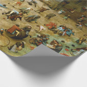 Pieter Bruegel de Oudere Kinderspelen Cadeaupapier (Hoek)