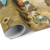 Pieter Bruegel de Oudere Kinderspelen Cadeaupapier (Rol Hoek)