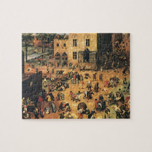Pieter Bruegel de Oudere Kinderspelen Legpuzzel